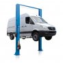 Tall Sprinter Vans require a taller lift.Show here is a 13.5' high 10000 2 post lift with long LIKU arms